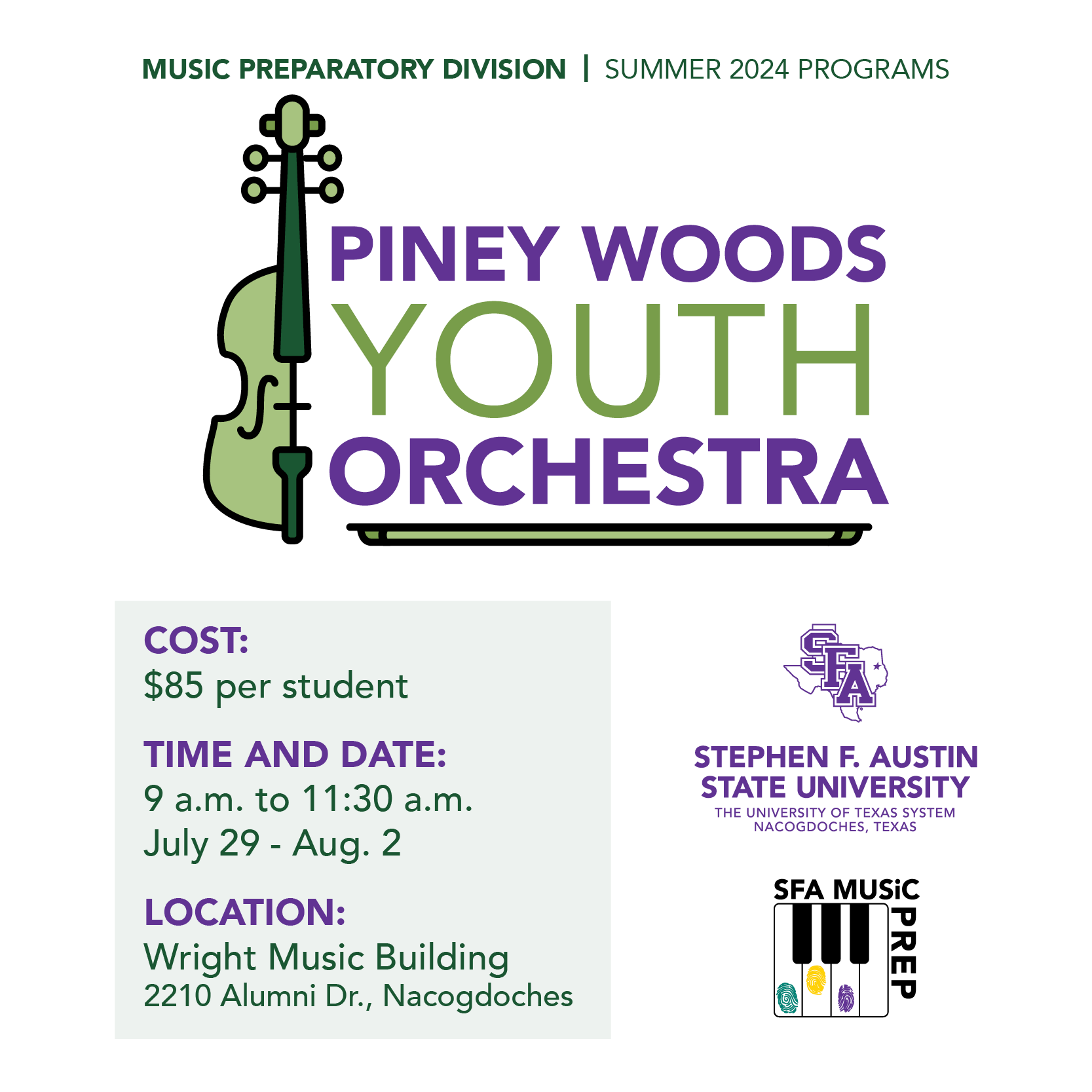 Piney Woods Youth Orchestra Camp