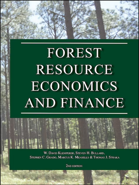 Forest Resource Economics and Finance (Softcover)
